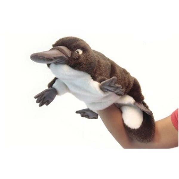 Set of 3 Handcrafted Platypus Hand Puppet Stuffed Animals 19